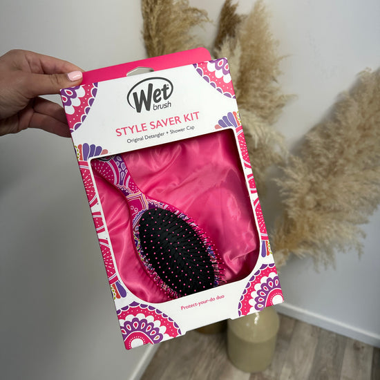 Buy Wet Brush,Wet Brush - Style Saver Kit Pink, NZ Stockist, House Of Hair 