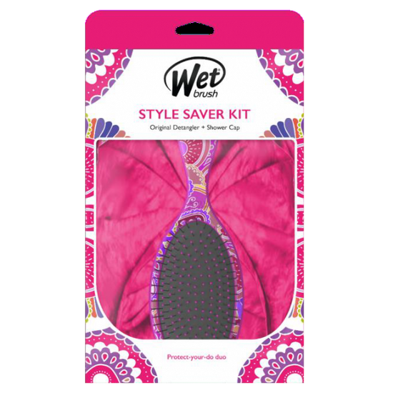 Buy Wet Brush - Style Saver Kit Pink - House Of Hair New Zealand Haircare